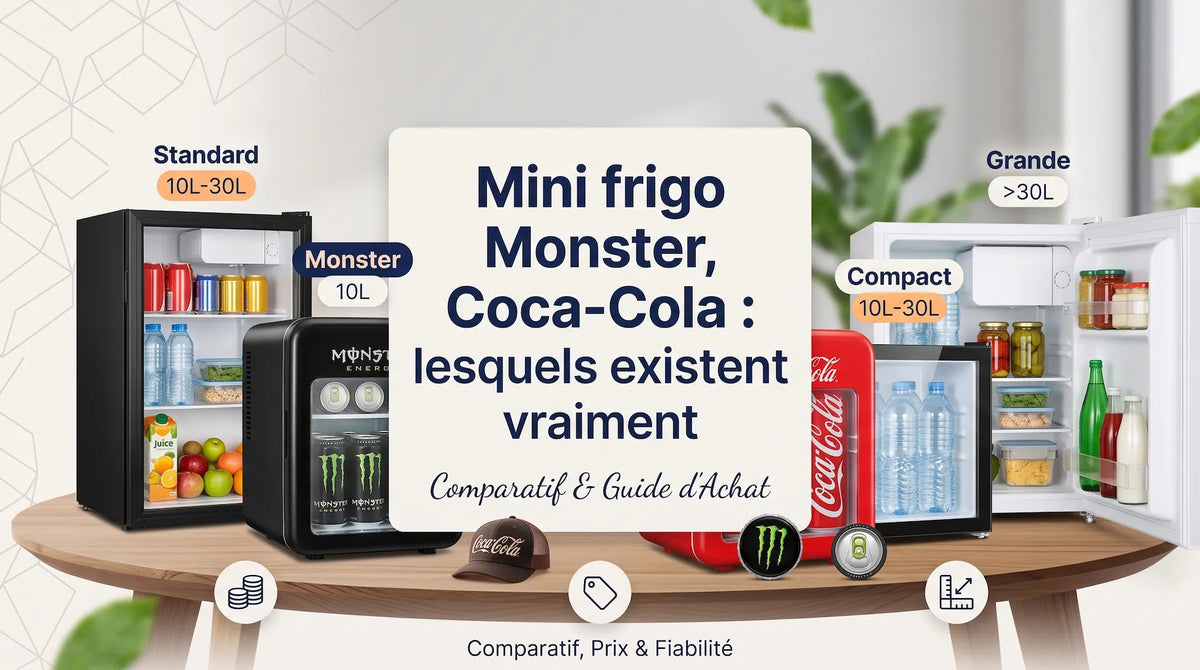 Mini frigo Monster, Coca-Cola : lesquels existent vraiment Image