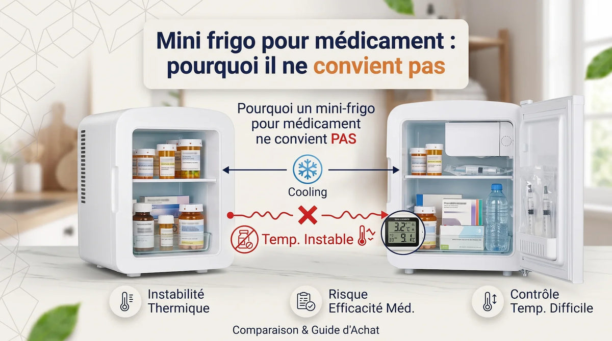 Mini frigo pour médicament : pourquoi il ne convient pas Image