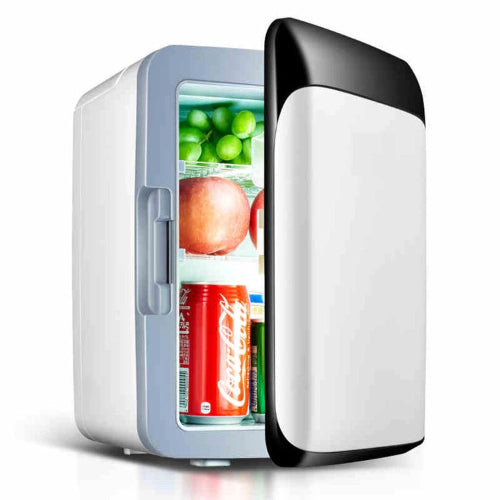 Mini Frigo 10 L Chaud-Froid pour 15 Canettes entrouvert