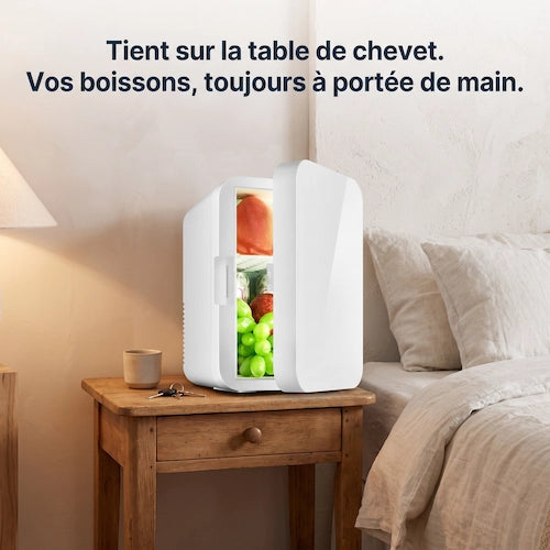 Mini Frigo 8 L Chaud-Froid 12V et 220V