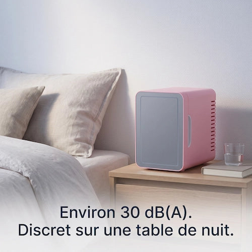 Mini Frigo 4 L Chaud-Froid avec Miroir LED