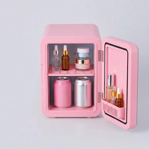 Mini Frigo 4 L Chaud-Froid avec Miroir LED