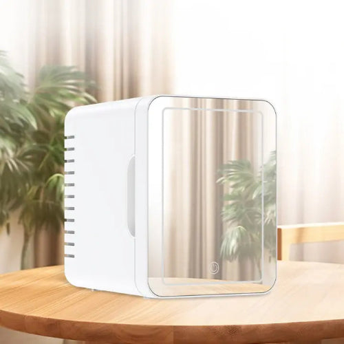 Mini Frigo 4 L Chaud-Froid avec Miroir LED