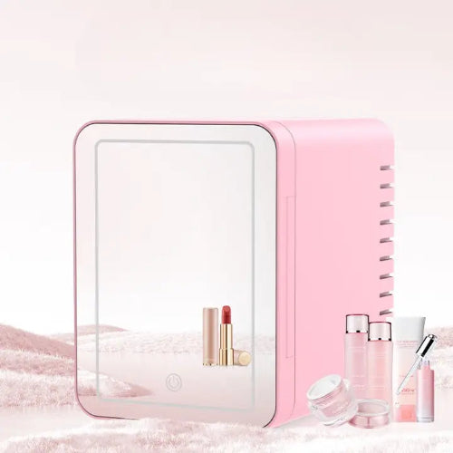 Mini Frigo 4 L Chaud-Froid avec Miroir LED